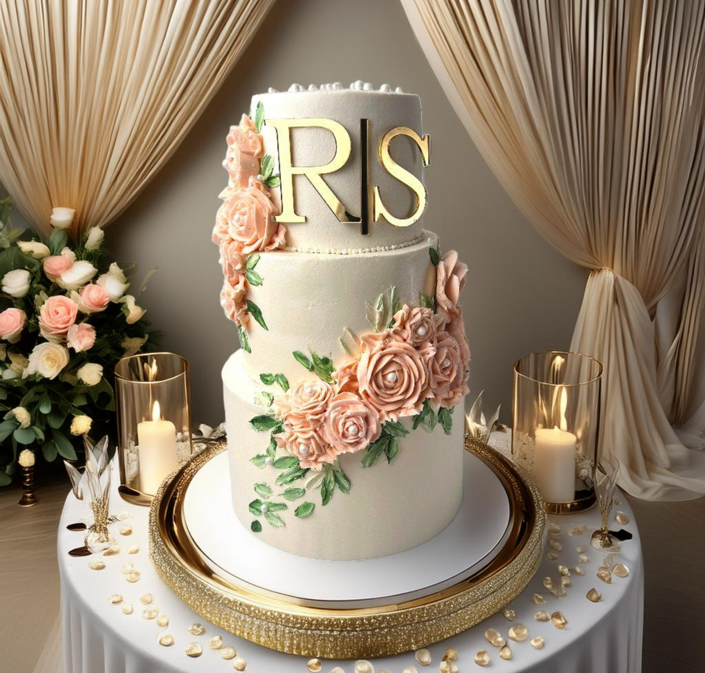 3_Tier_Floral_Engagement_Cake