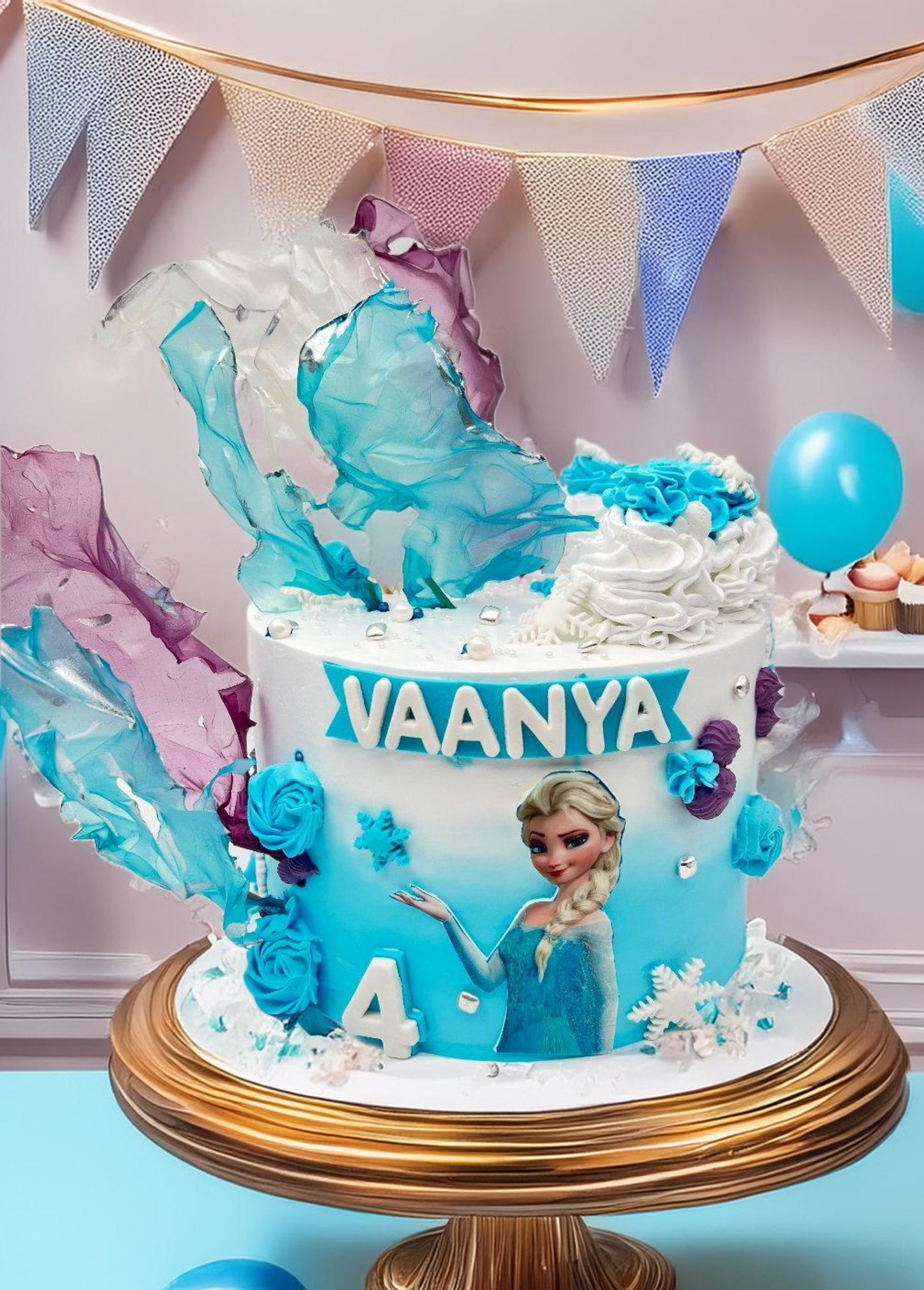 Frozen Princess Birthday Cake