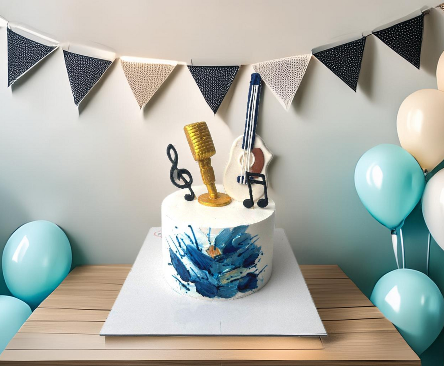 Karaoke Singer Musician Birthday Cake