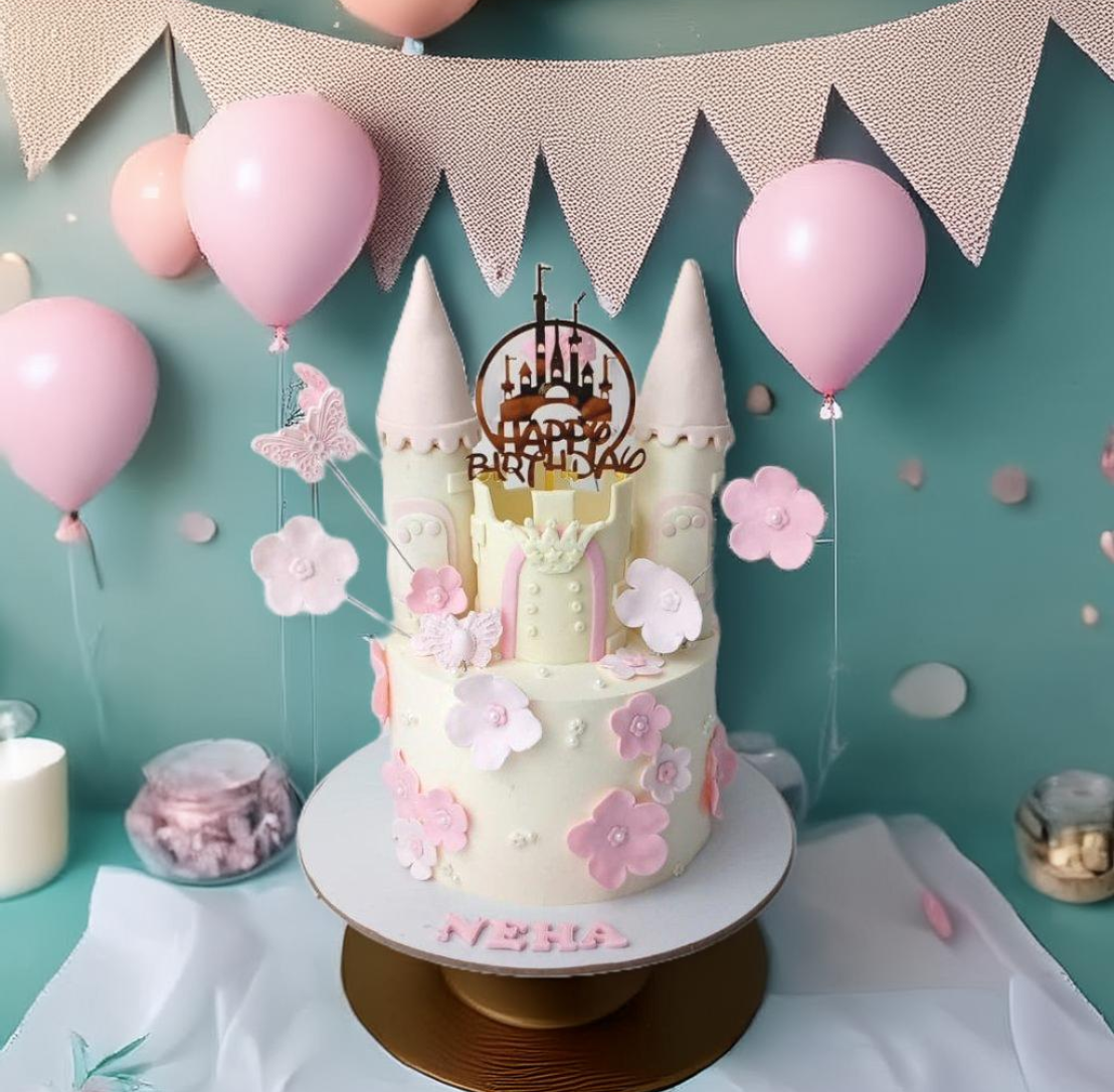 Princess Castle Birthday Cake