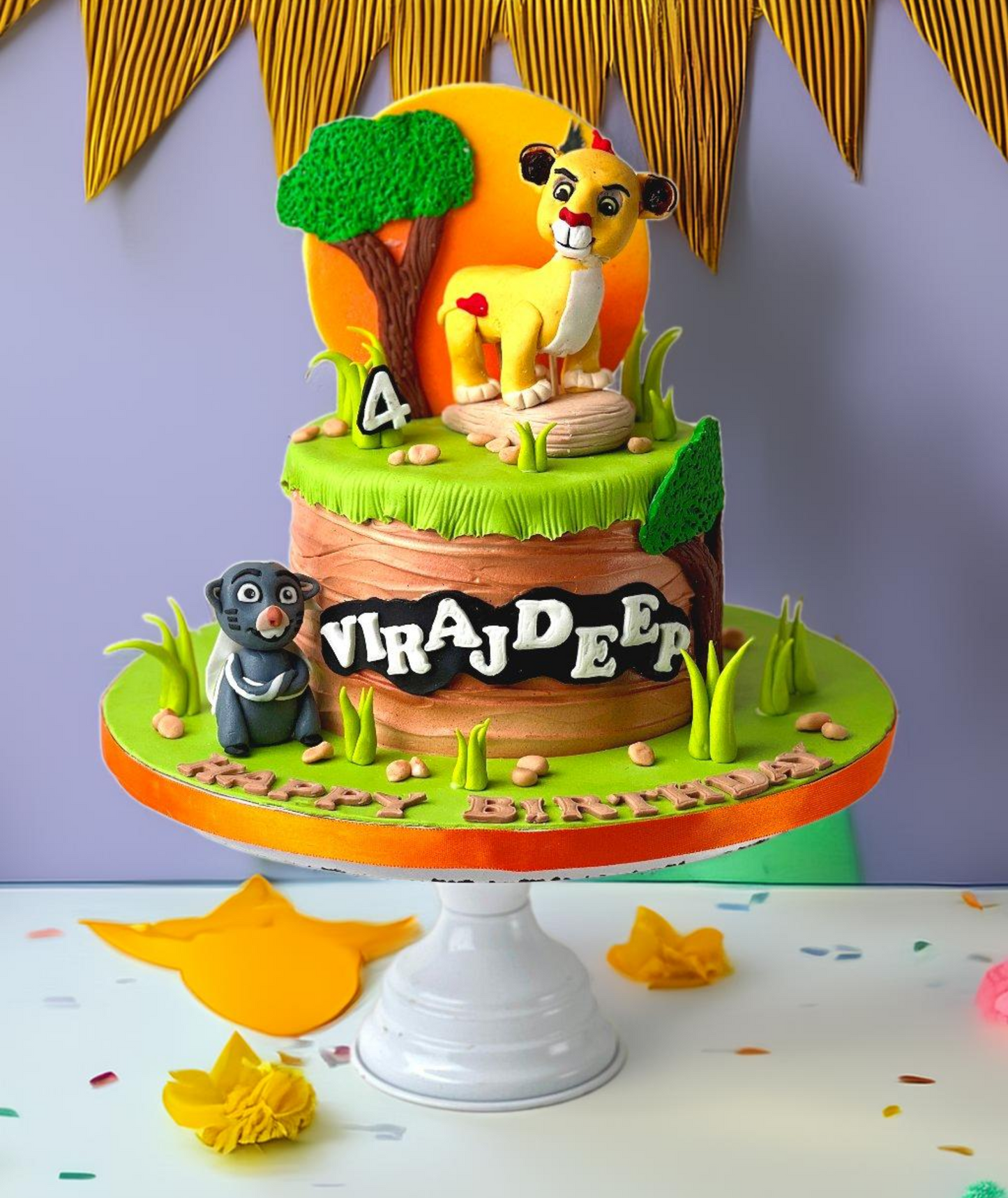Lion King Birthday Cake