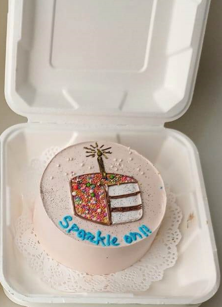Sparkles Bento Cake