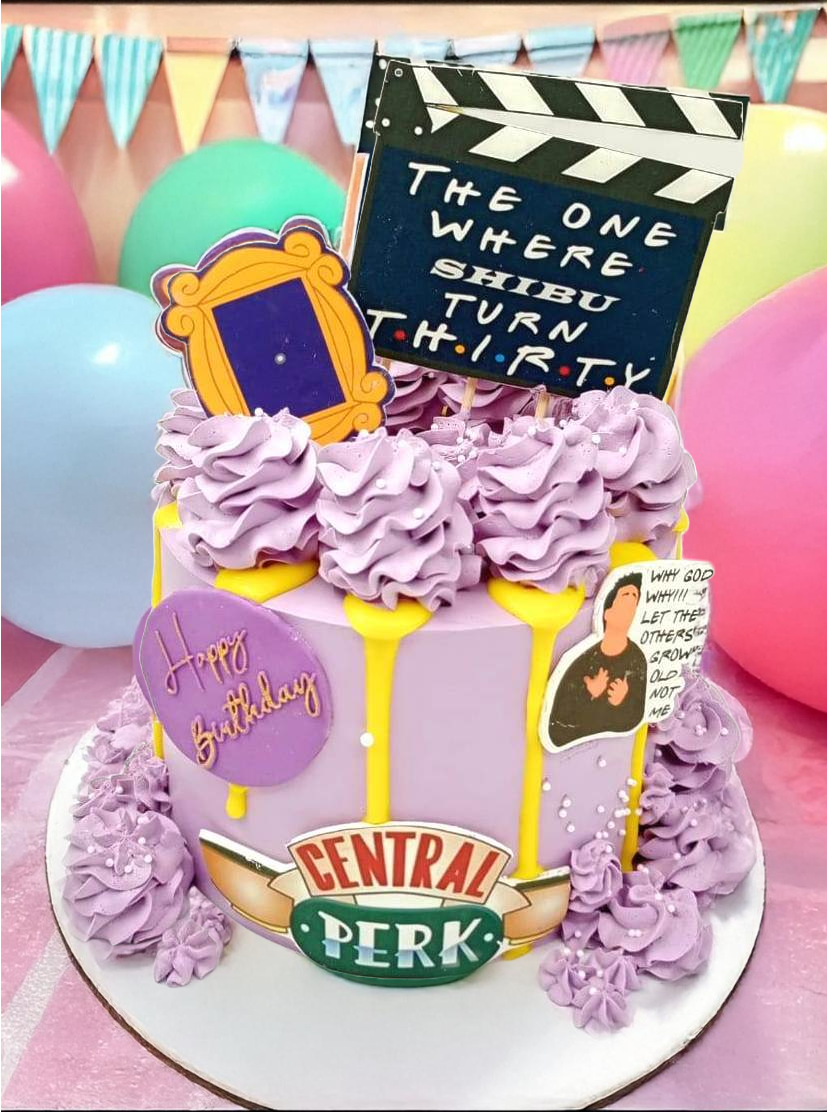 Friends TV Show Birthday Cake