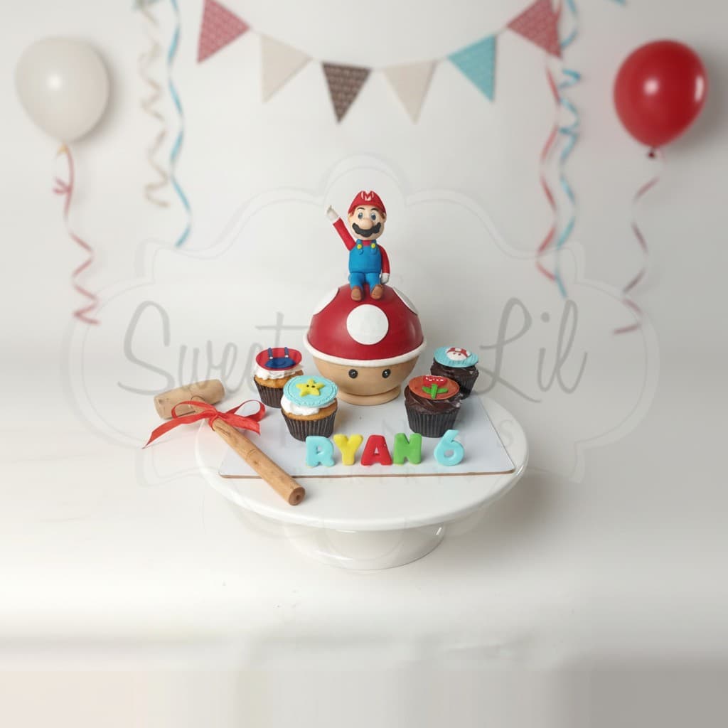 Mario Theme Cake