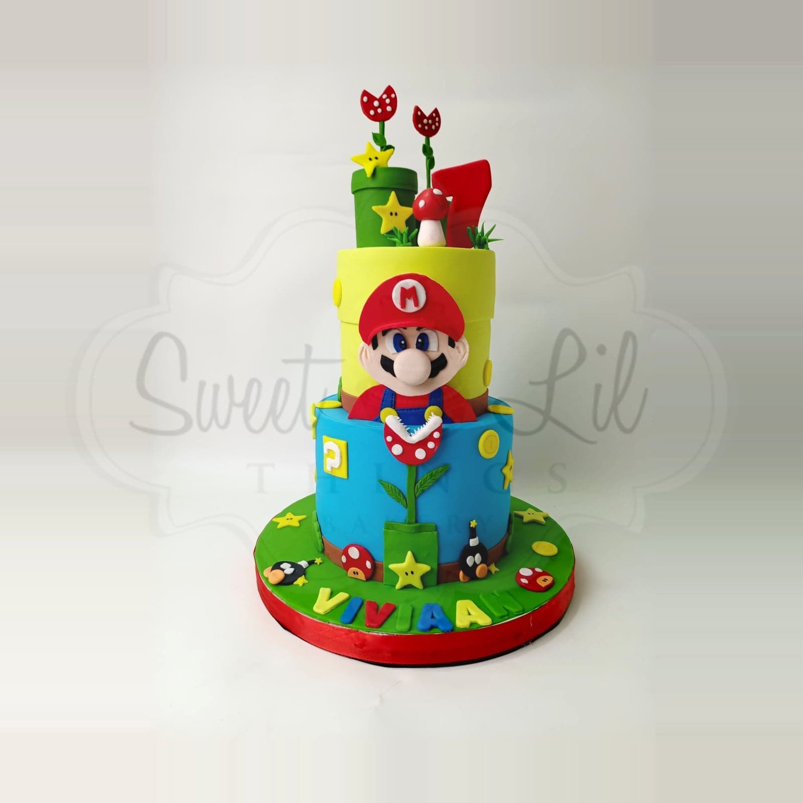 Mario Theme Cake photo 2