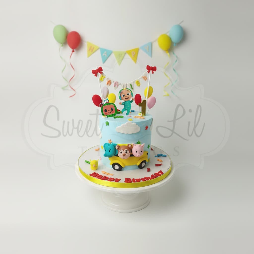 Cocomelon Birthday Cake