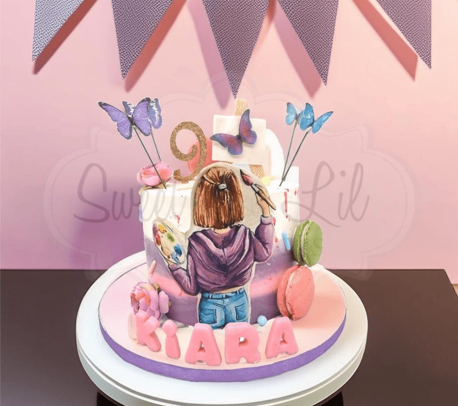 Painter Artist Birthday Cake