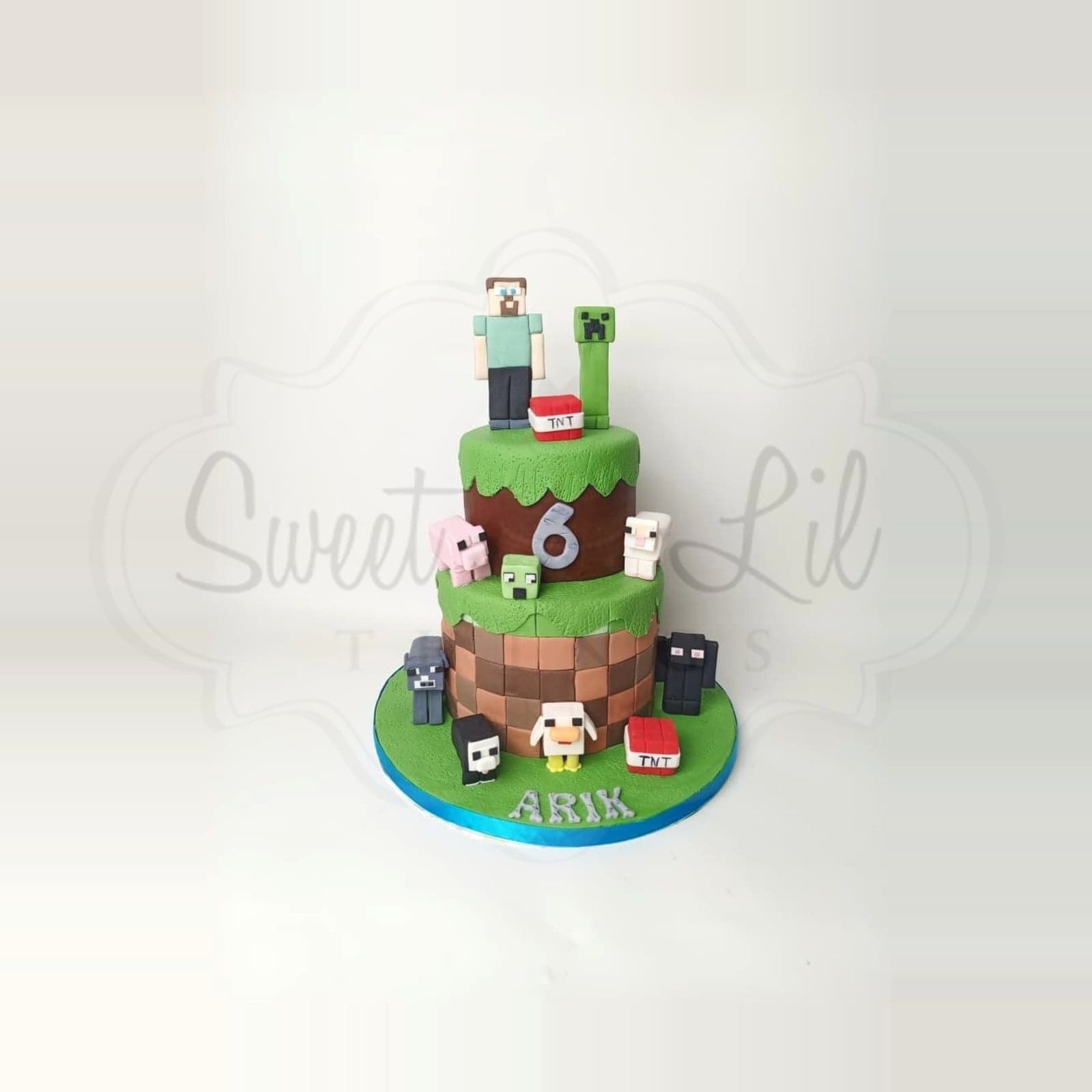 Minecraft Game Birthday Cake photo 2