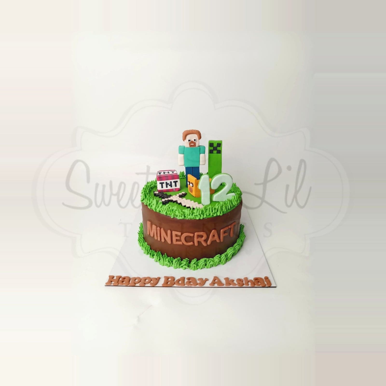 Minecraft Game Birthday Cake photo 2