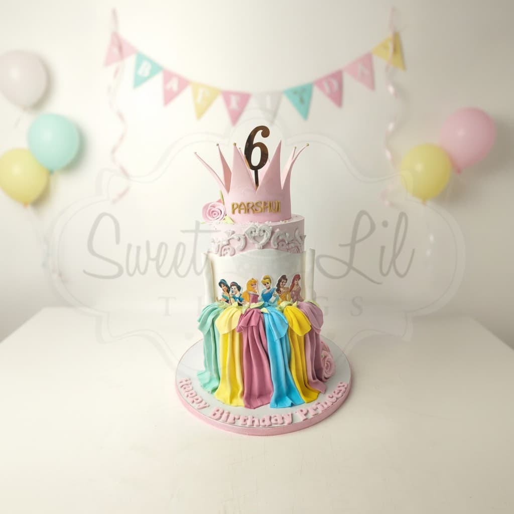 Princess theme Birthday Cake