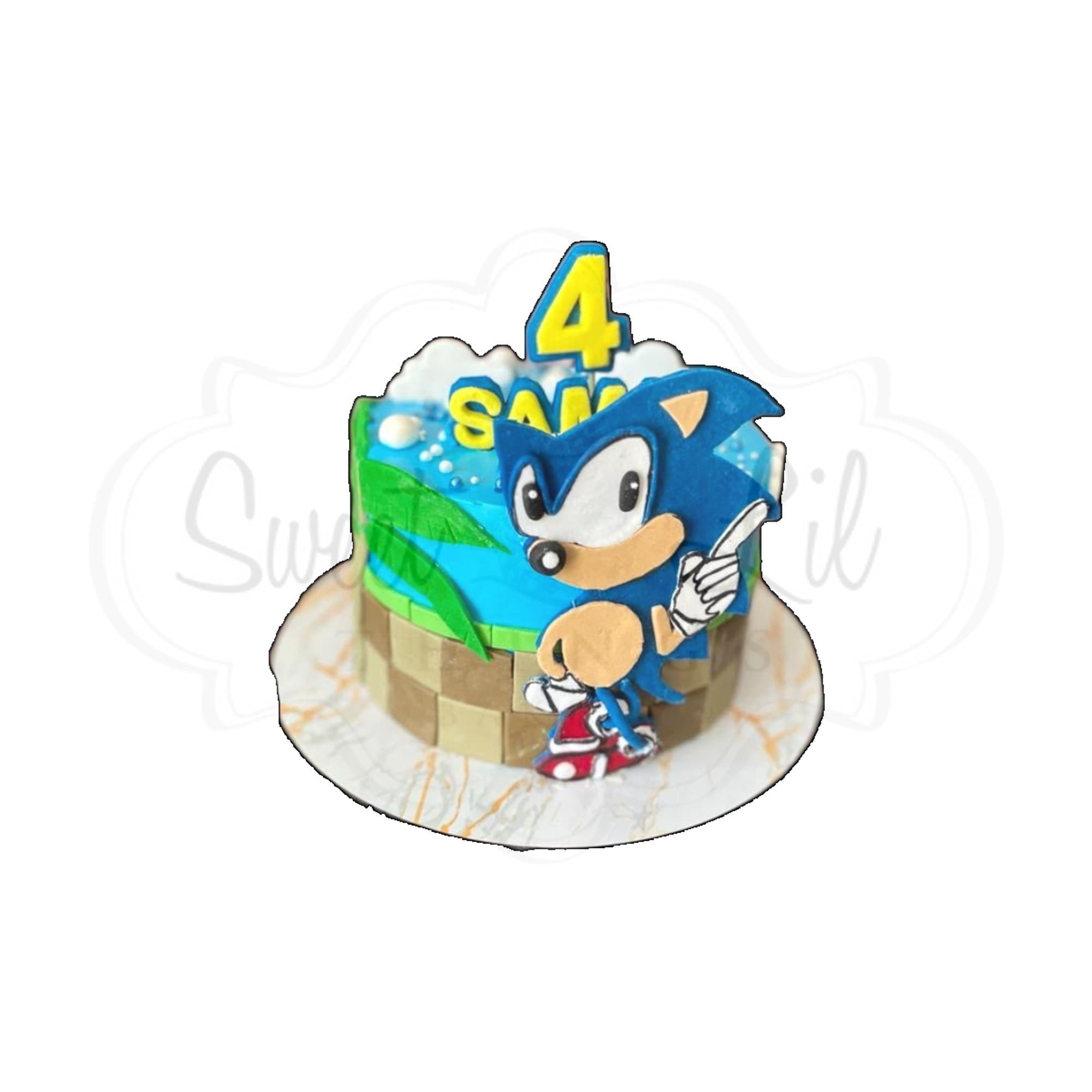 Sonic the Hedgehog Birthday Cake