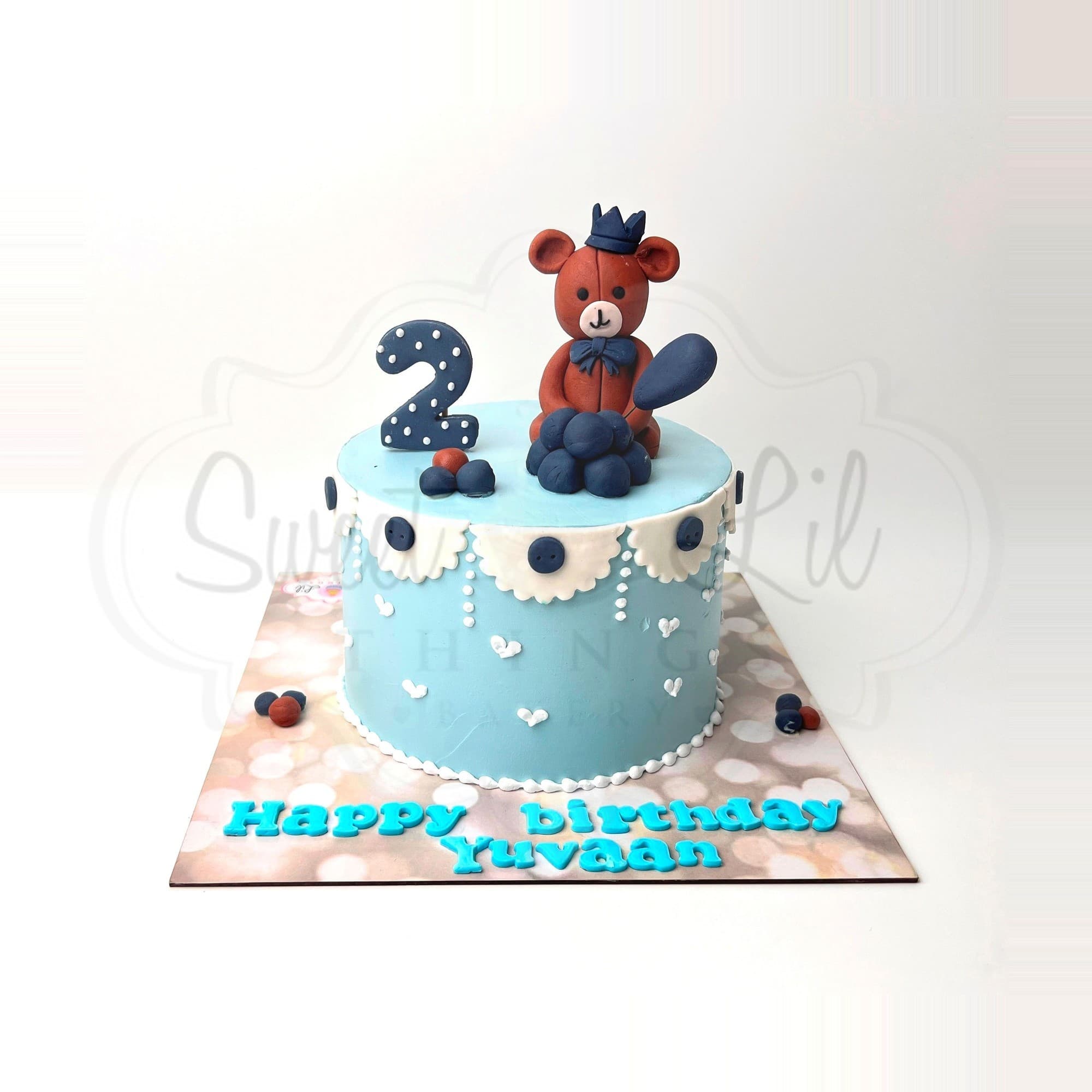 Teddy Bear Birthday Cake