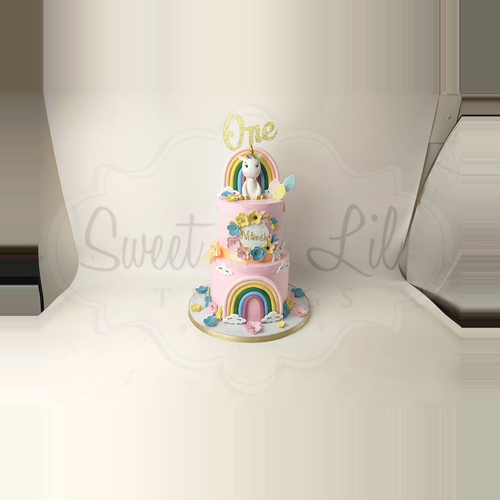 Unicorn Rainbow Birthday Cake photo 2