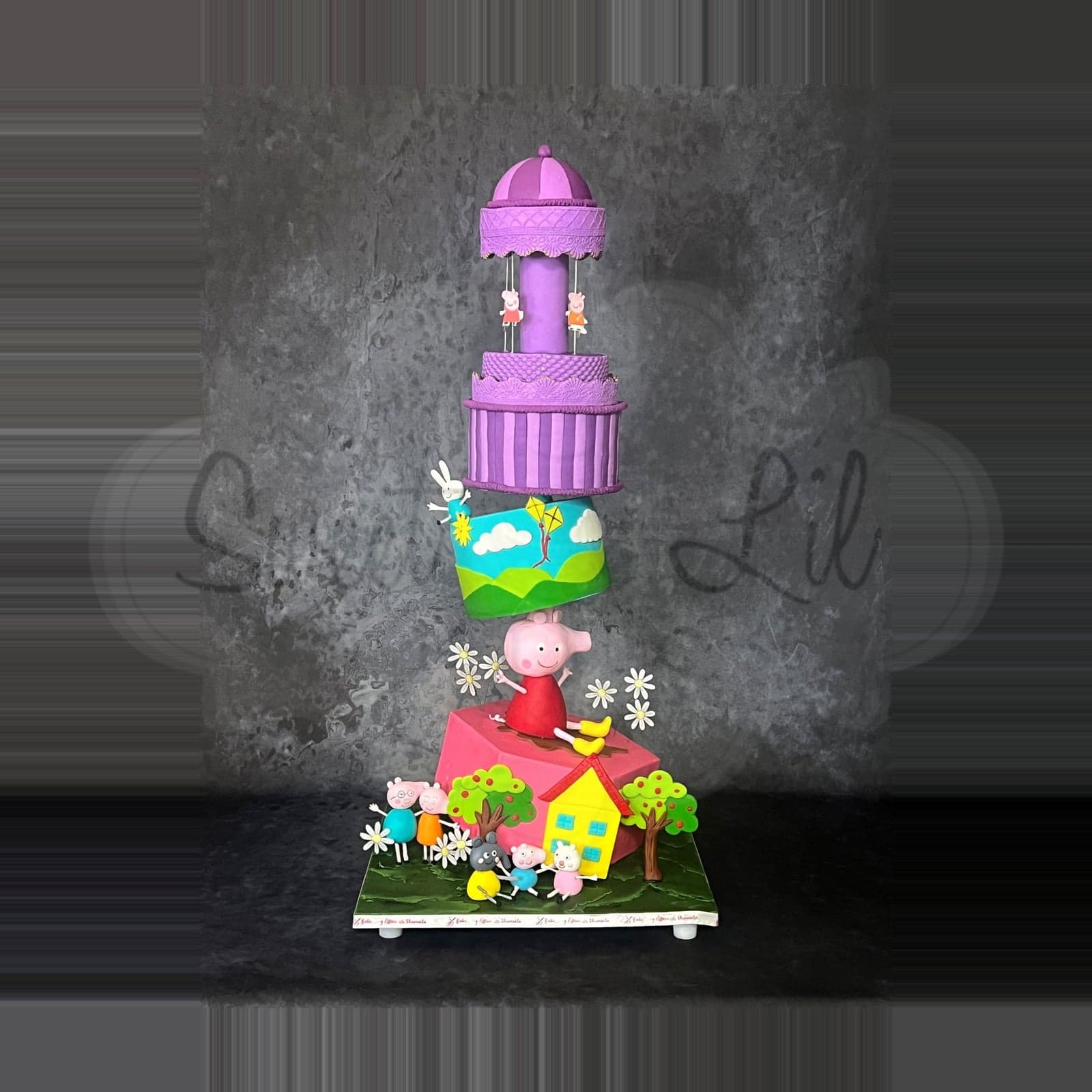 Peppa Pig Theme Cake photo 2
