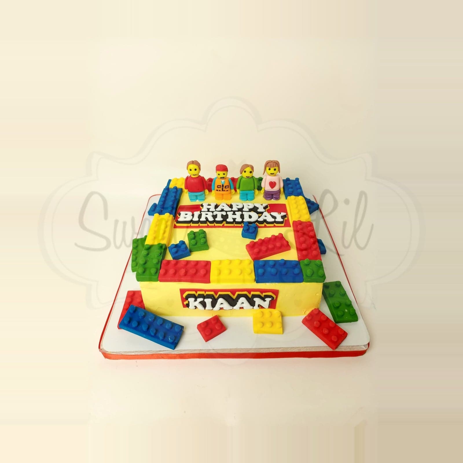 Lego theme Cake photo 2