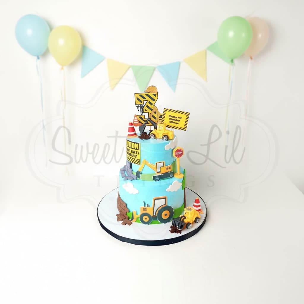 Construction theme Birthday Cake