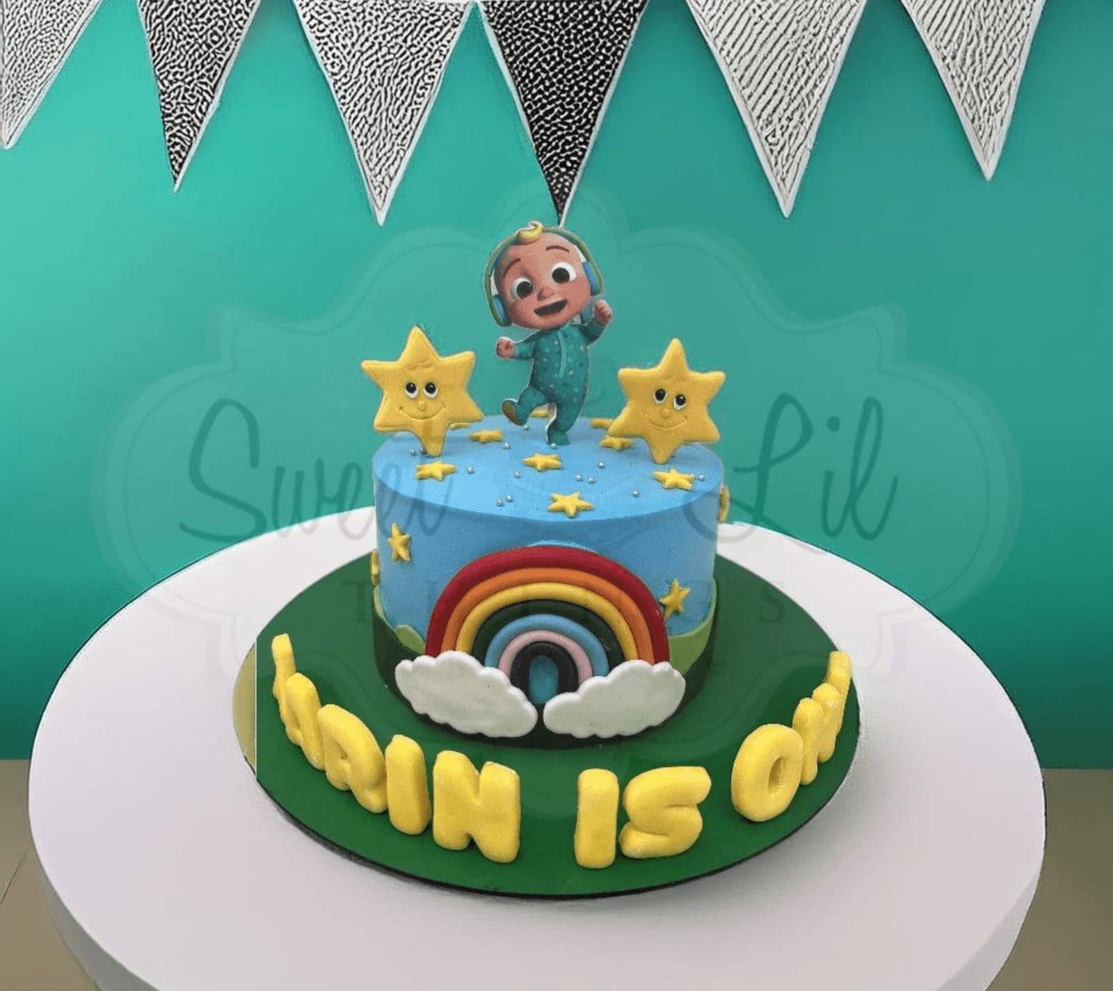 Cocomelon Baby JJ Birthday Cake