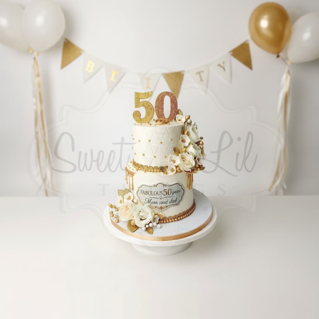 Golden Jubilee Cake