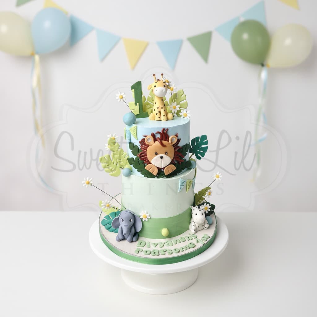 Jungle Theme Cake