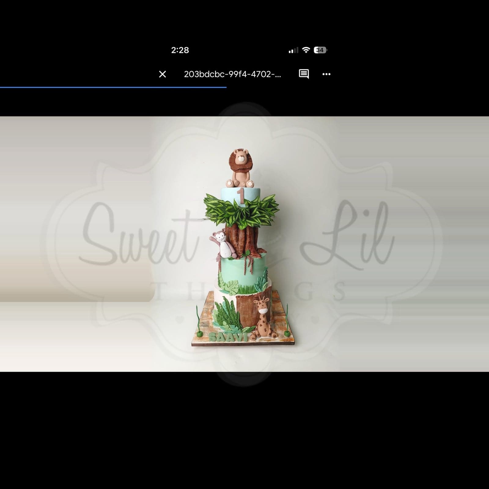 Jungle Theme Cake photo 2