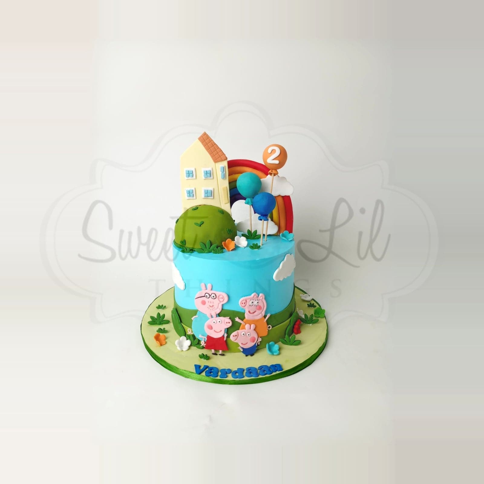 Peppa Pig Theme Cake photo 3