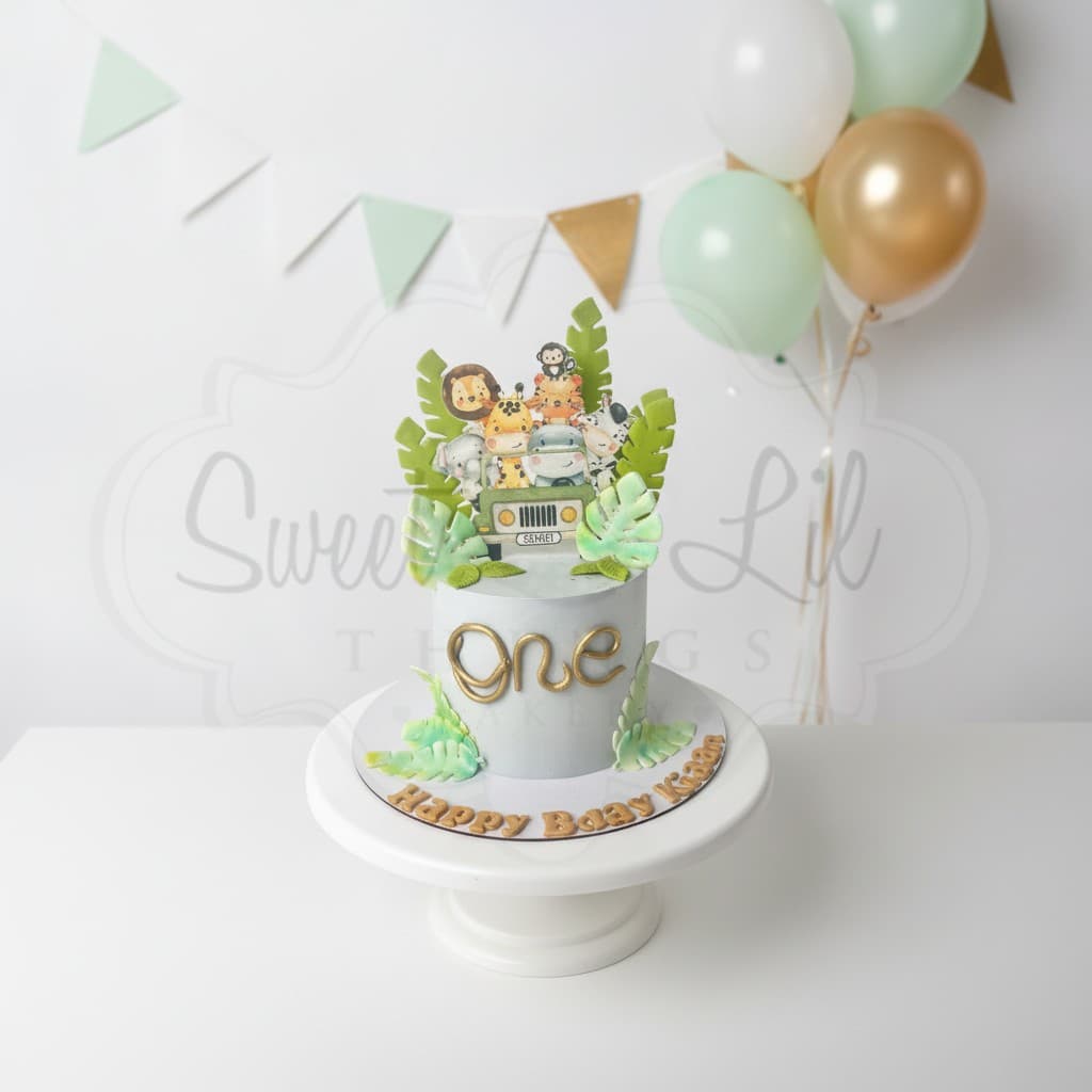 Jungle Theme Cake