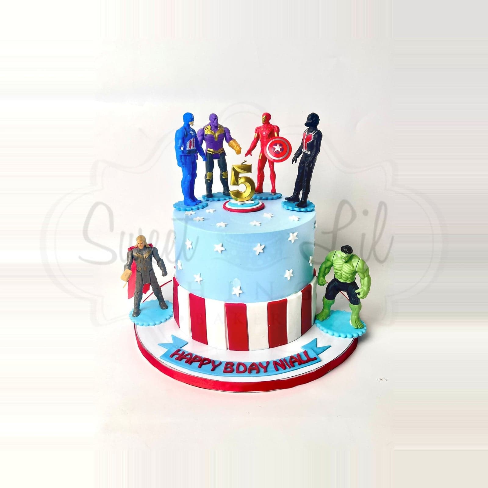Avengers Super hero Cake photo 2