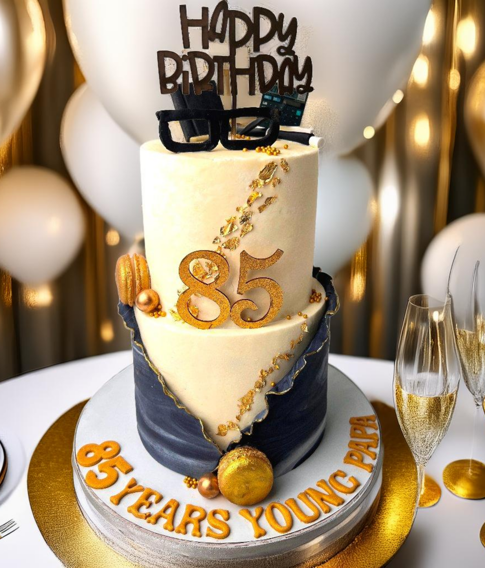 2 Tier Birthday Cake for Father