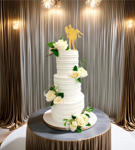 3 Tier Engagement Cake