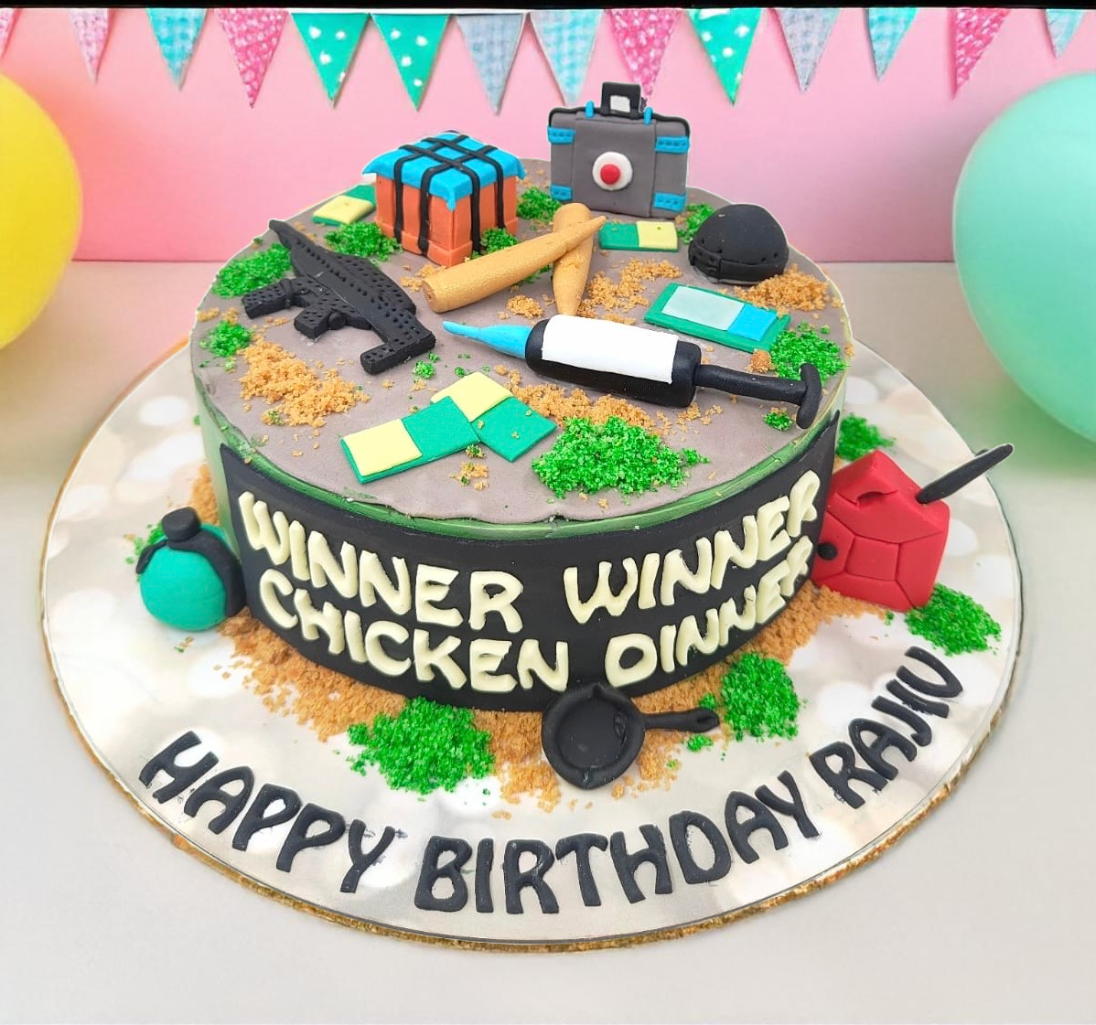 BGMI Gaming Birthday Cake