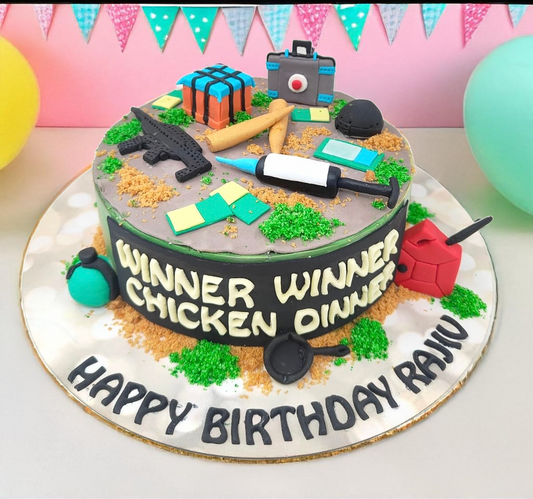 BGMI Gaming Birthday Cake
