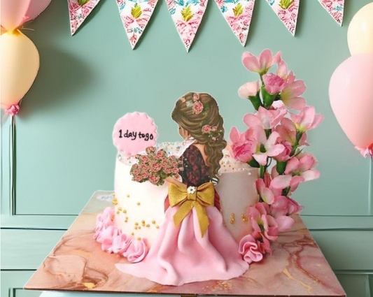 Bride to be cake