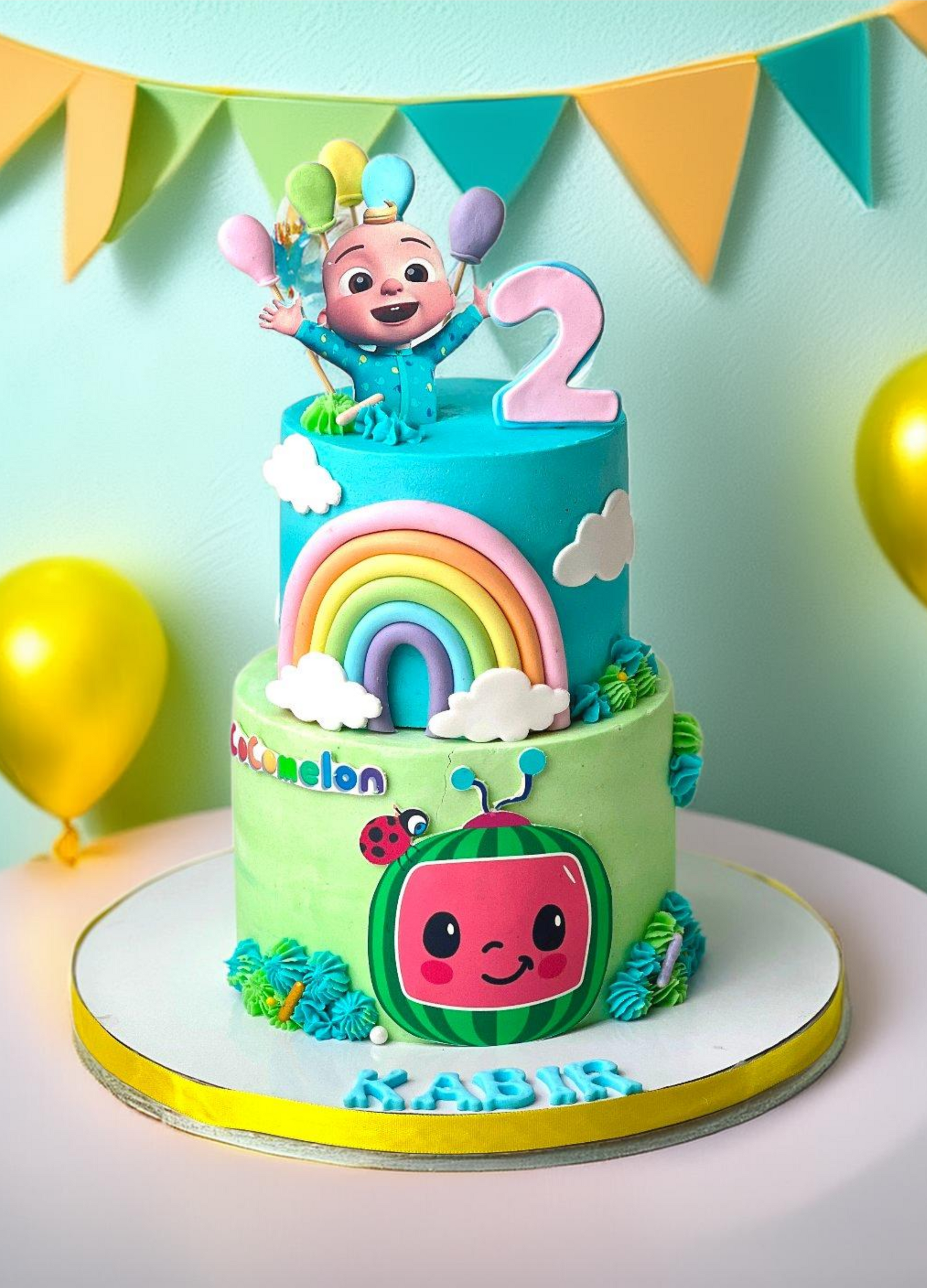 Cocomelon Birthday Cake