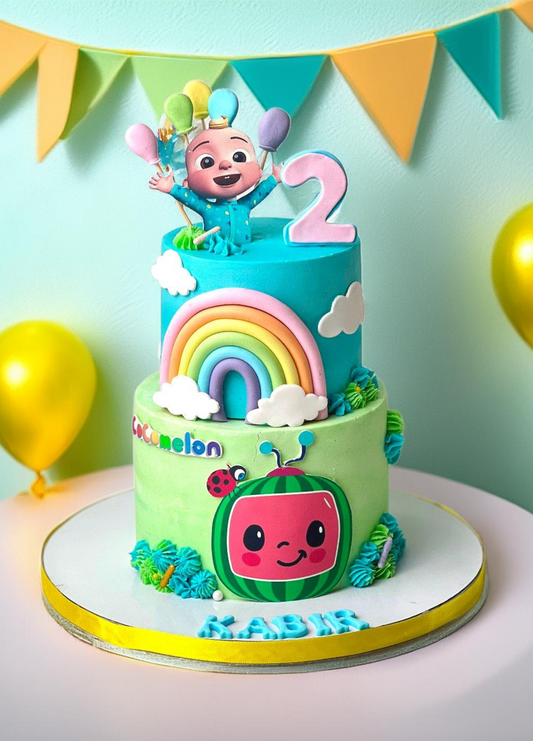 Cocomelon Birthday Cake