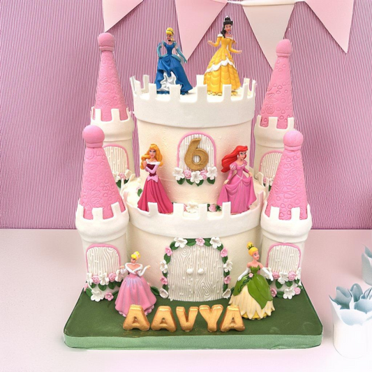 Disney Princess Castle Birthday Cake