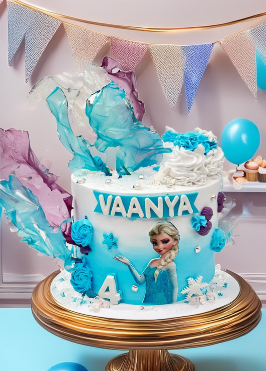Frozen Princess Birthday Cake