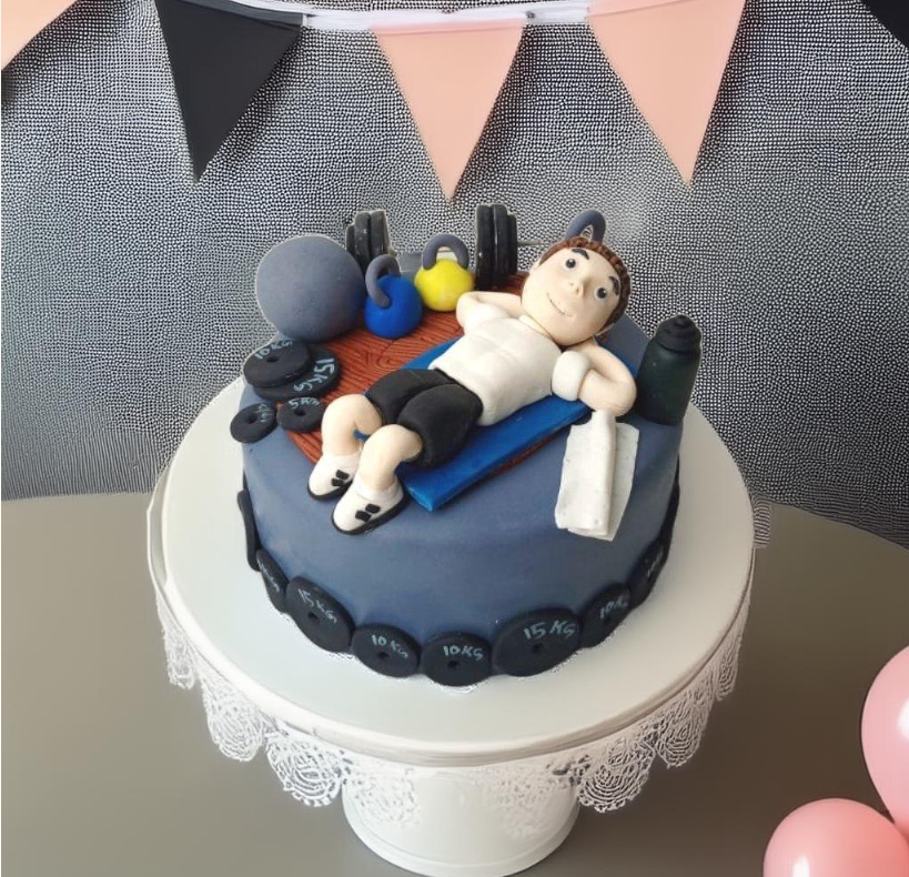 Gym Fitness Lover Birthday Cake