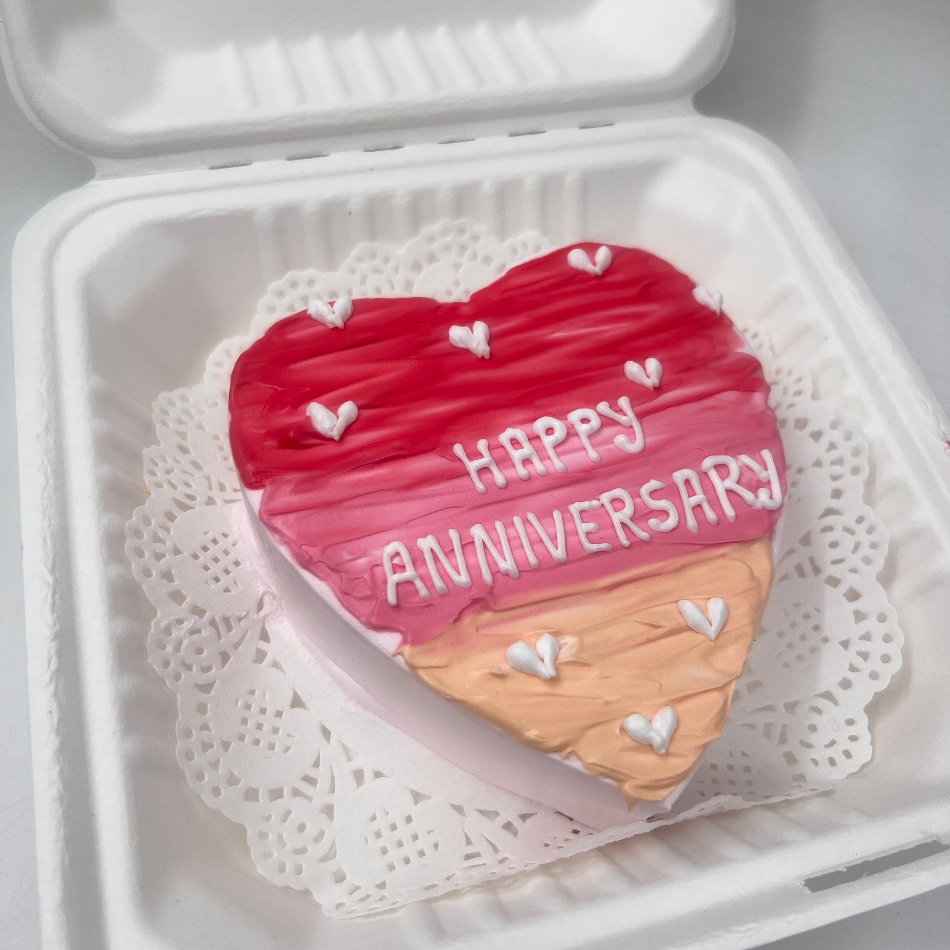Heart Shaped Bento Cake
