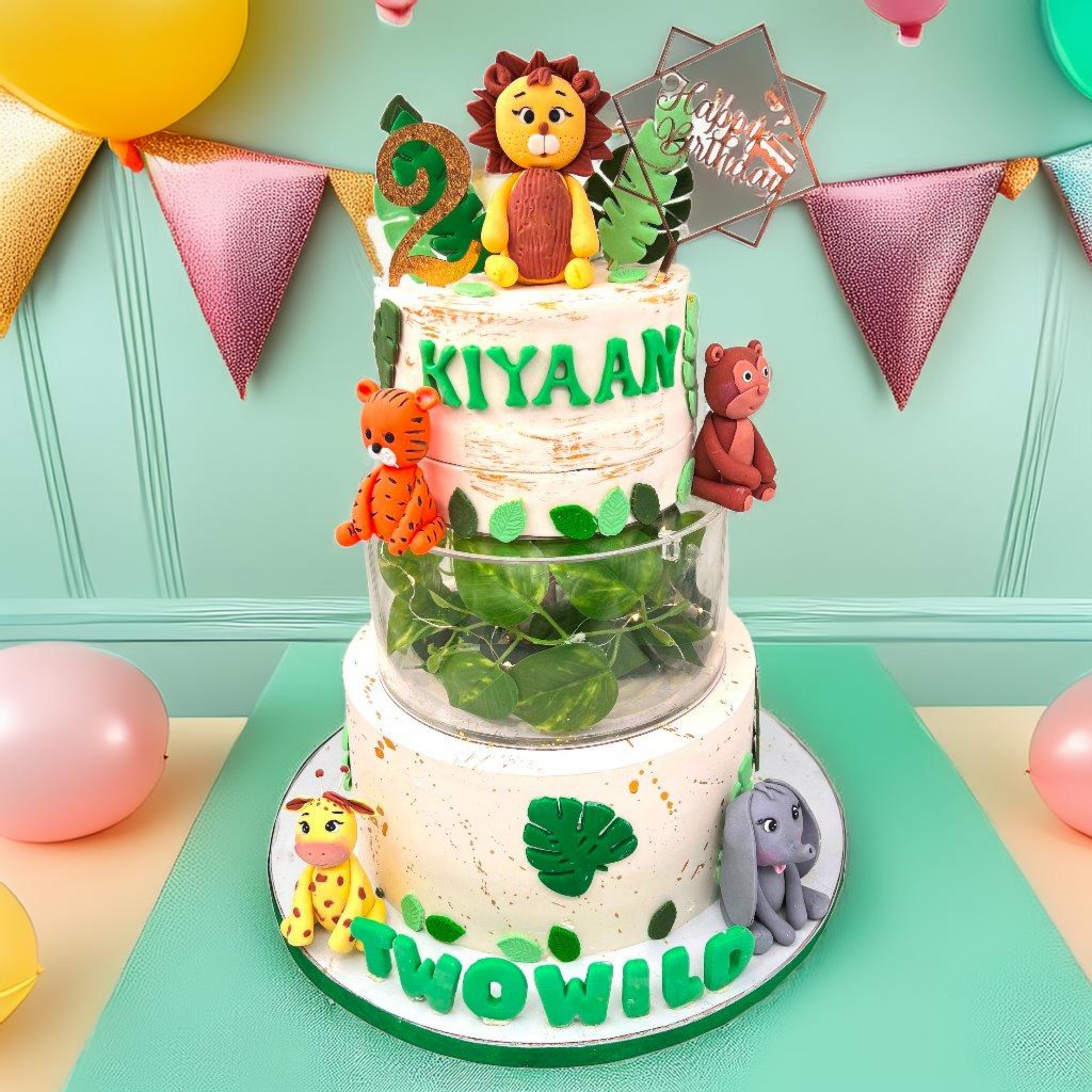 Jungle Safari Birthday Cake
