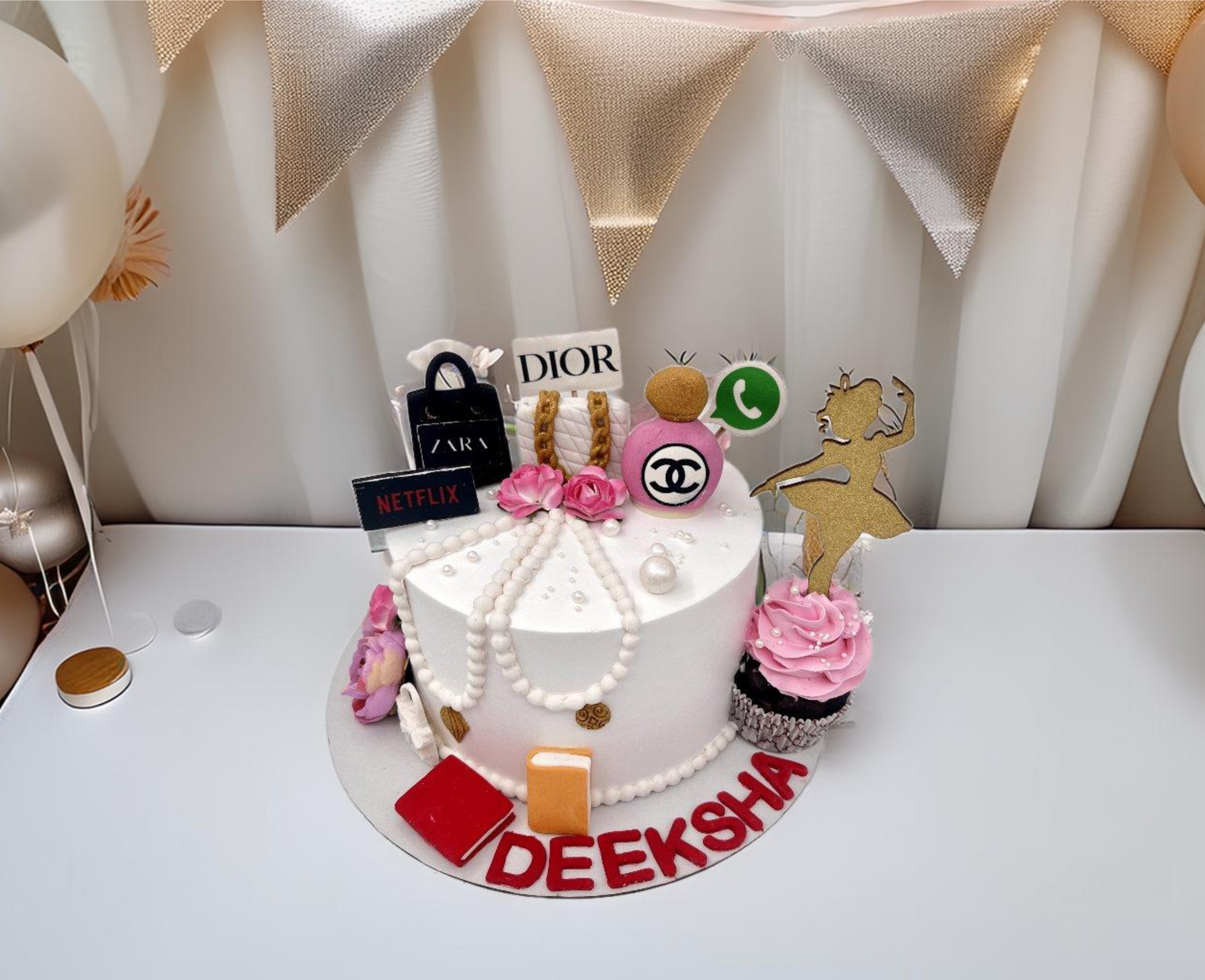 Luxury Designer Brands Birthday Cake