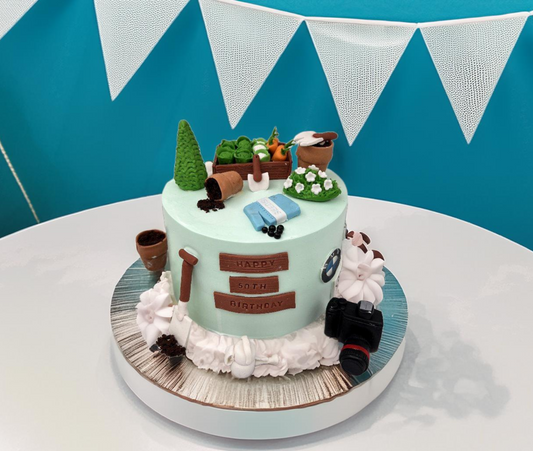 Nature Lover Gardener Photographer Birthday Cake