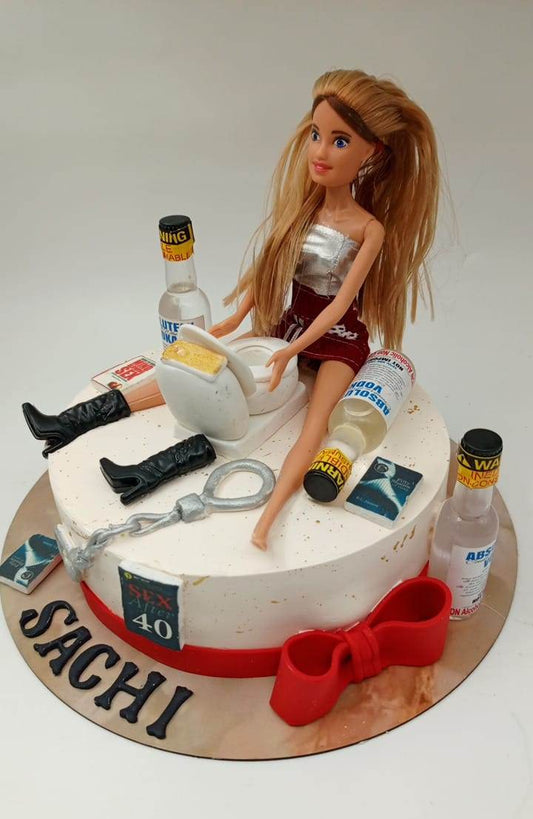 Naughty Girls Bachelorette Party Cake