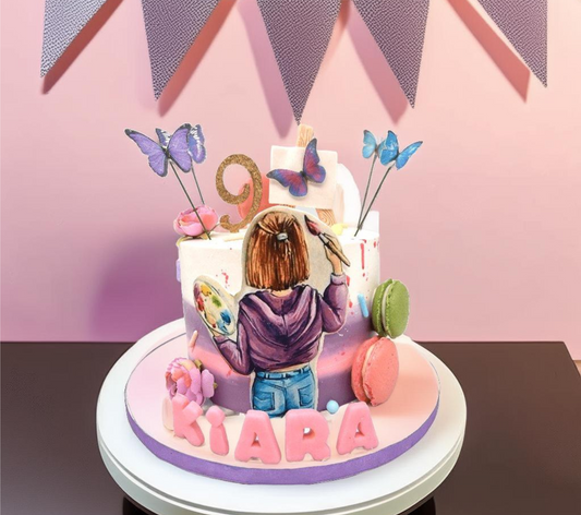 Painter Artist Birthday Cake