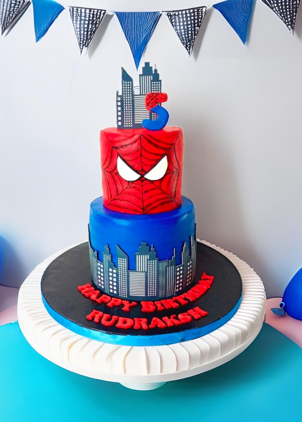 Spider Man Birthday Cake