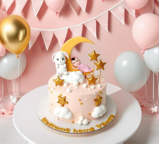 Welcome Baby Girl Cake