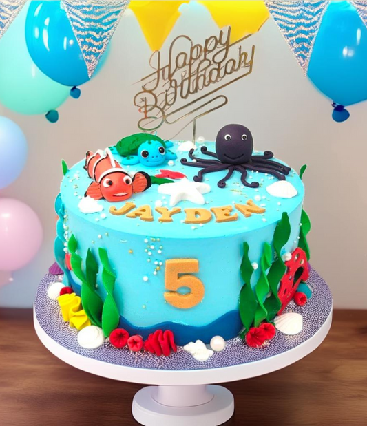 Finding Nemo Under Sea Birthday Cake